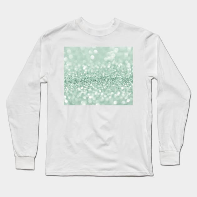 Glittering mint Long Sleeve T-Shirt by RoseAesthetic